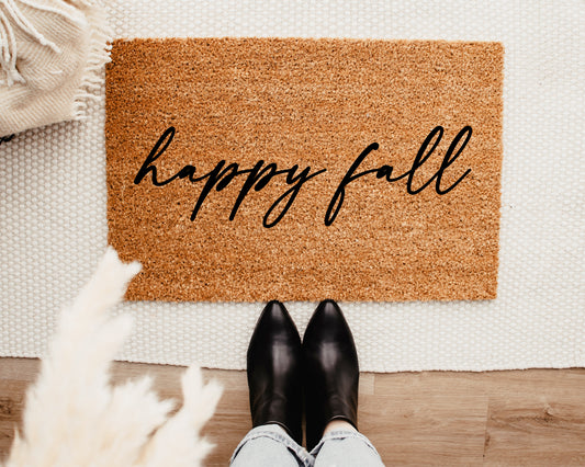 Happy Fall Doormat