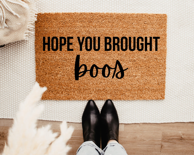 Hope You Brought Boos Doormat