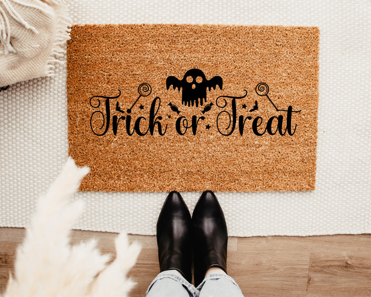 Trick or Treat Doormat