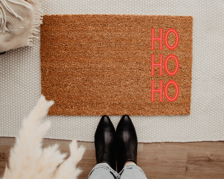 Ho Ho Ho Retro Doormat
