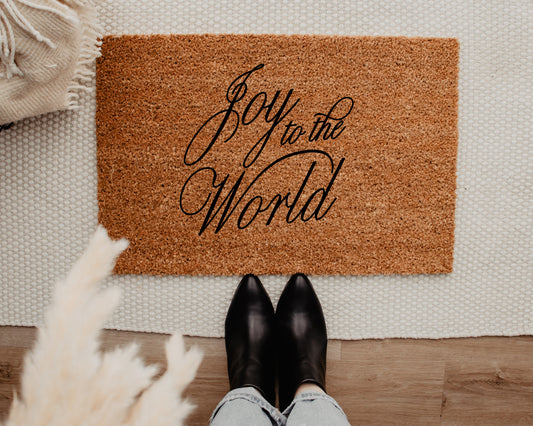 Joy to the World Doormat
