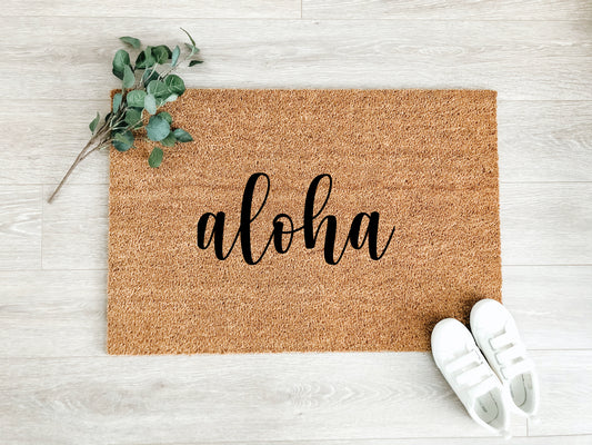 Aloha Doormat.