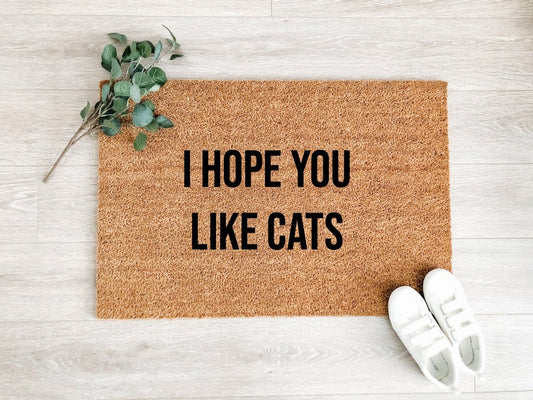 Hope You Like Cats Doormat.