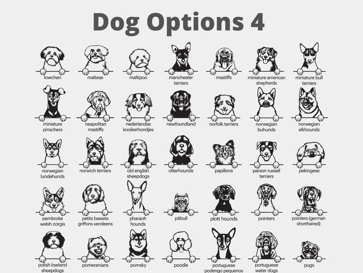 Dog Family Name Doormat