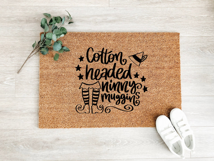 Cotton Headed Ninny Muggin Elf Doormat