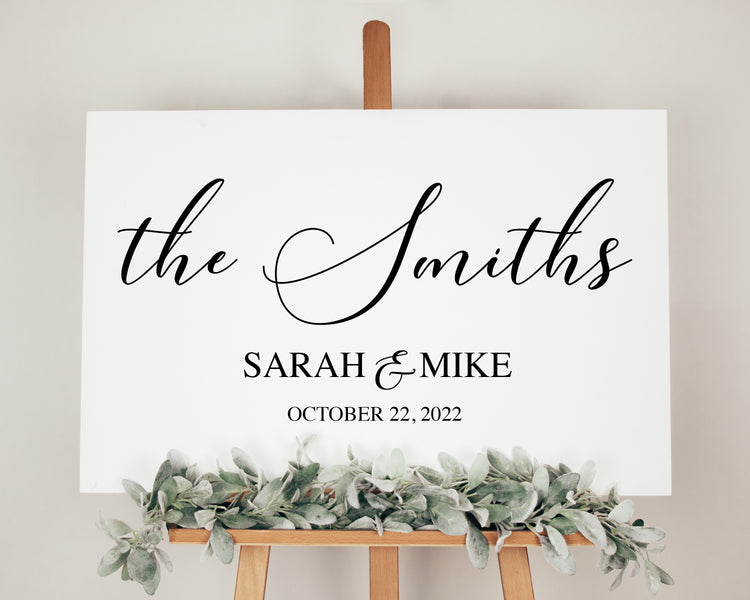 Acrylic Wedding Welcome Sign
