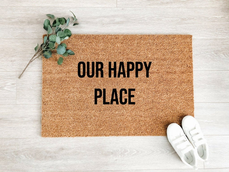 Our Happy Place Doormat.