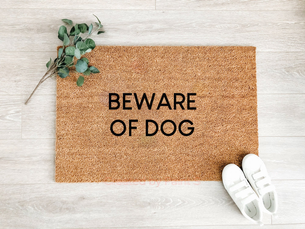 Beware of Dog Doormat