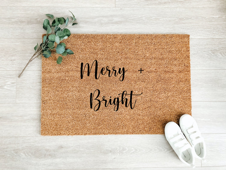 Merry and Bright Doormat