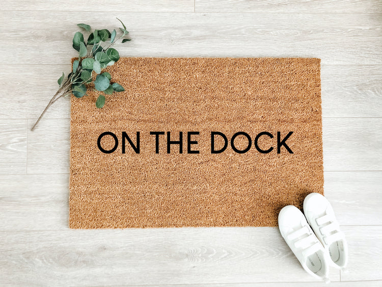 On The Dock Doormat.